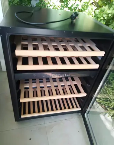 Latest Vestfrost 44 Bottles Dual Temperature Wine Cooler, Energy Efficient and Super Quiet, Black