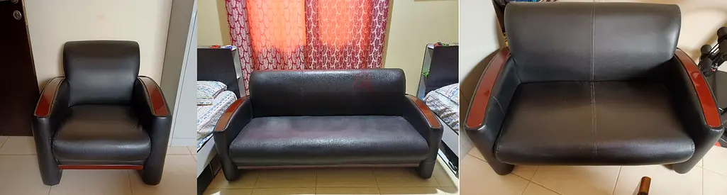 Sofa Set - 3 seat , 2 Seat and 1 seat for sale