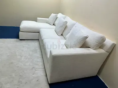 Like new condition cratebarrel lshape sofa