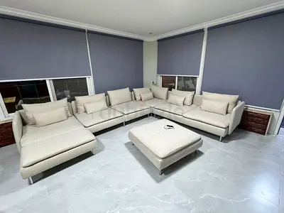 Brand new condition IKEA soderhamn Ushape sofa with footstool