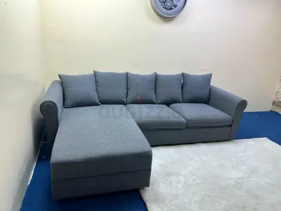 Like new condition IKEA grey color lshape sofa