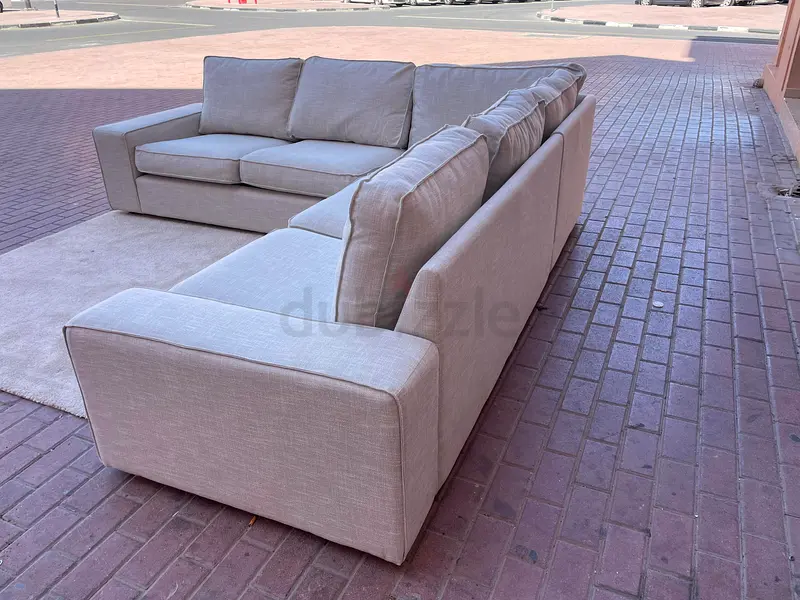 Looks great Condition Ikea kivik Corner Sofa Beige dubizzle
