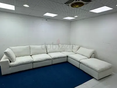 Like new condition marina home modular sofa with footstool