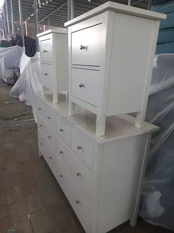 Ikea hemnes chest of 8 storage drawers with 2 hemnes besides