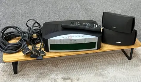 Bose Model AV3-2-1 Media Center Series Console 2 Speaker Cables  remote