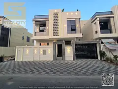 For sale, a luxurious villa in a prime location, including registration fees and an elevator. Large
