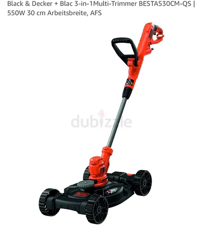 Black + Decker 3 in 1 trimmer garden brand new unused 550W