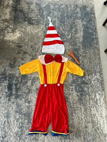 Pinocchio costume for 6-8 years old