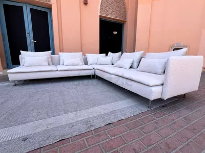 Excellent Condition Ikea Sodhremn Corner Sofa Beige