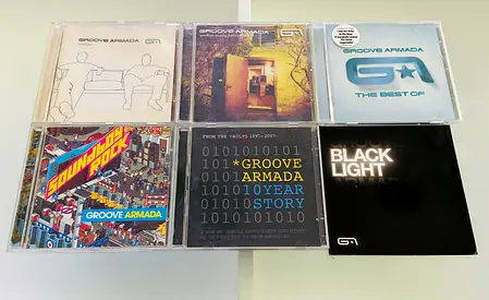 6 Groove Armada Music CD’s