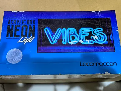 Brighten Up Your Space with Neon Vibes Light!