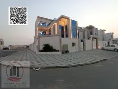 For sale, a villa in Ajman Al Helio, 6 master rooms, a Majles room, a hall, and a maid’s room, fre