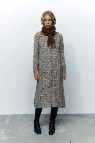 Zara Knitted Jersey Dress