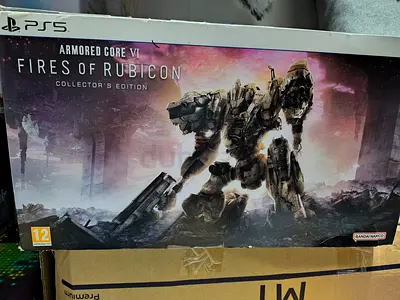 CD and character of Armored Core VI: Fires of Rubicon - Collectors Edition for PS5