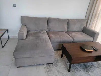 Almost brand new condition cratebarrel lshape sofa