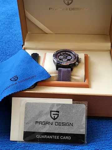 Stylish Pagani Design Watch with Guarantee Card