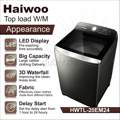 Washing machine 20kg topload once time used only but look like new