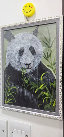 Charming Panda Artwork - Perfect for Collectors!