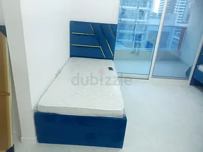 Stunning Blue Single Bed with Modern Design