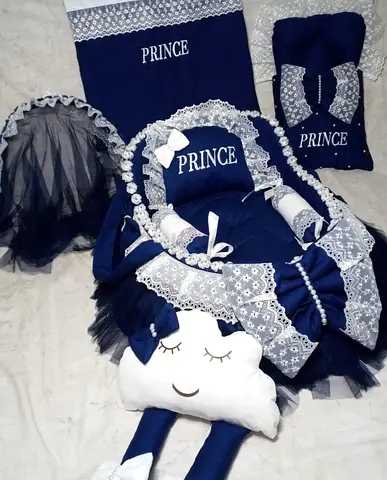 Baby boy prince full bed set