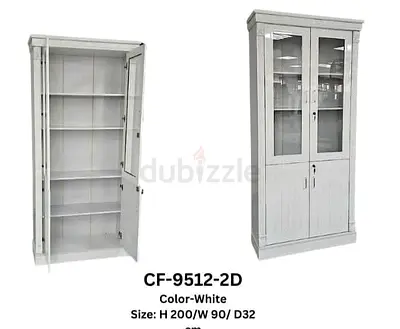 Brand New two door Steel Office bookcase cabinet with locker Available