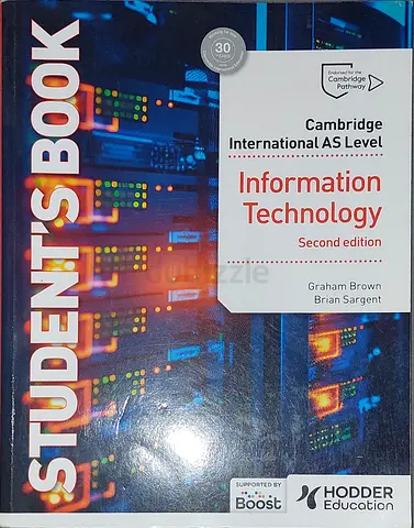 Cambridge International AS Level Information Technology - Students Book