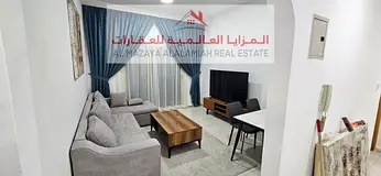 For rent monthly -First resident - fully new furnished one-bedroom apartment - Sharjah - Al Taawun -