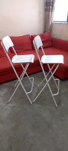 Stylish White Folding Chairs