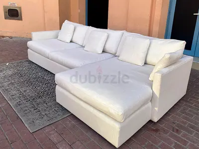 Looks great Condition CrateBarrel Lounge Deep L shape sofa