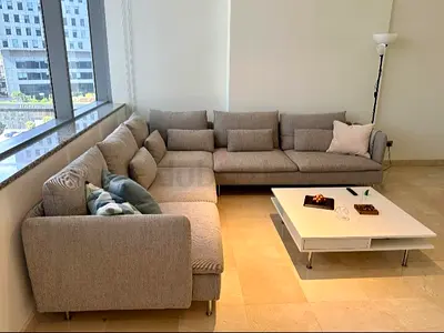 Ikea _____ Sodhremn Corner Sofa light gray