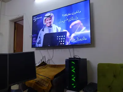 Stunning 55-inch LED TV with Entertainment Setup