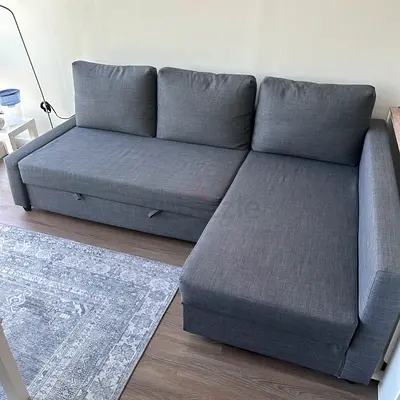L shape sofa com bed storage ikikea friheten