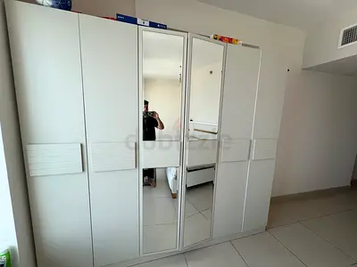 Stylish White Wardrobe with Mirrors for Sale