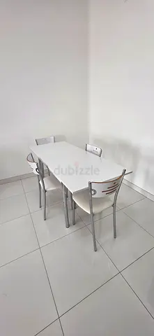 Stylish Modern Dining Table with Chairs