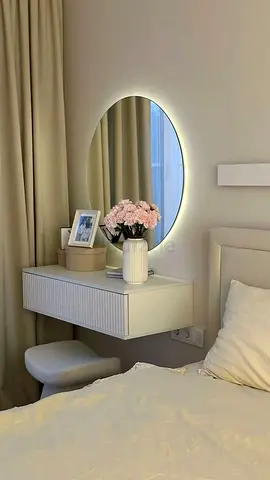 Stylish Floating Nightstand with Integrated Lighting