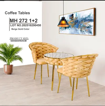 I selling new coffee table chairs