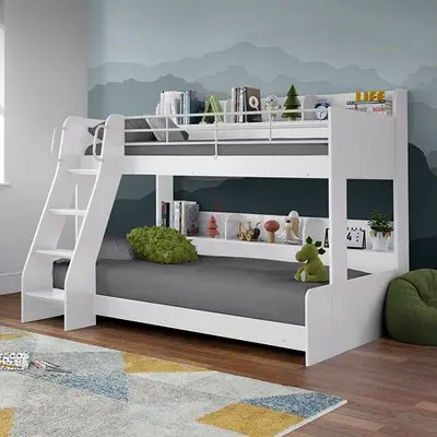 Stylish Bunk Bed for Kids - Perfect for Space-Saving