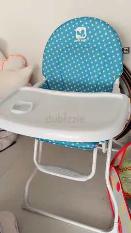 Blue Star Pattern High Chair for Your Little One