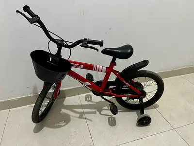 Ride Into Adventure with This Kids Red Bicycle!