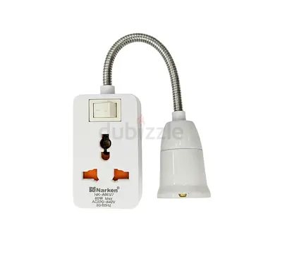 Lamp Holder with multi adapter Transform Your Home with Ease!