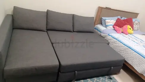 Comfortable Grey Modular Sofa Bed for Sale