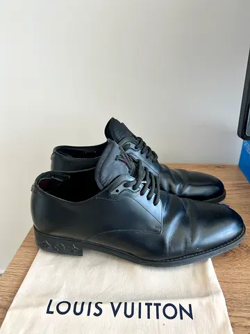Luxury Louis Vuitton Black Dress Shoes for Sale Used for work i still have felt covers