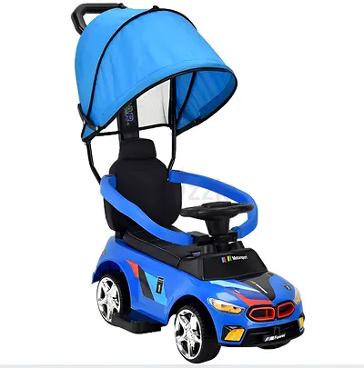 Deluxe BMW Ride-On Toy Car with Canopy - Perfect for Little Drivers!