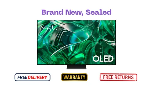 Samsung 65 Inch OLED TV, Brand New Sealed, Under Warranty, Free Delivery, 65S95C