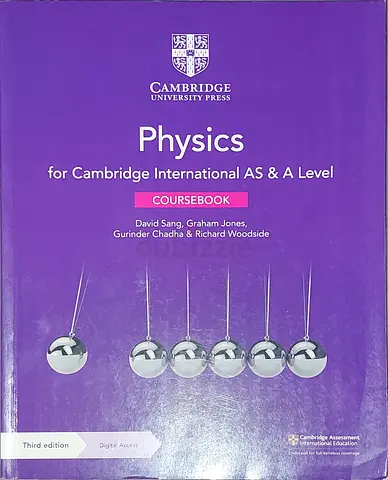 Cambridge International AS  A Level Physics Coursebook