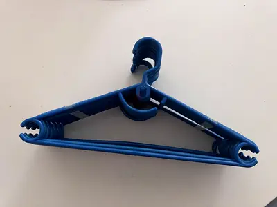 10pcs Colorful Blue Clothes Hanger - Perfect for Organizing Your Wardrobe!