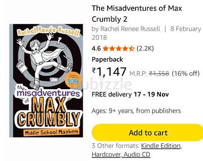 The Misadventures of Max Crumbly 2: A Middle School Mayhem Adventure