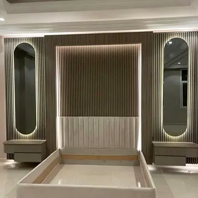 Stunning Modern Wall Unit with Integrated Lighting