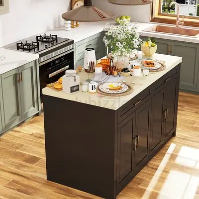 Stylish Kitchen Island with Ample Storage