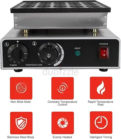 Nonstick Electric Muffin Machine, for Bakery Home, Kitchen